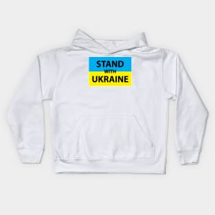 Stand with Ukraine Stop War Kids Hoodie